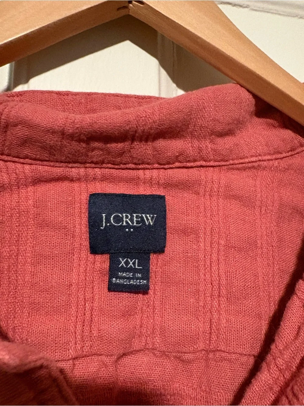Men’s J Crew Textured Linen Blend Short Sleeve Button Up